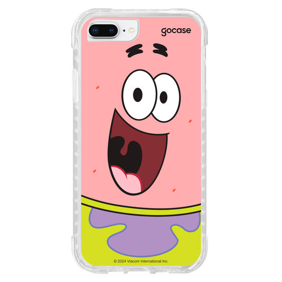 Capinha para celular Bob Esponja - Patrick Estrela Sorridente