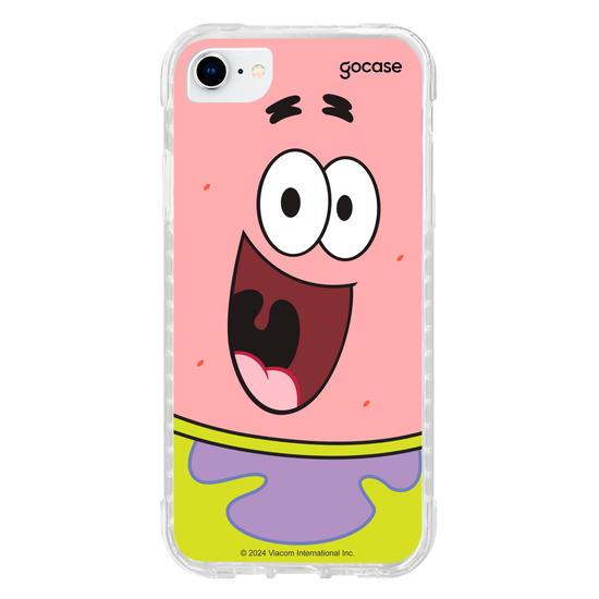 Capinha para celular Bob Esponja - Patrick Estrela Sorridente