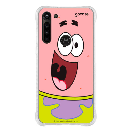 Capinha para celular Bob Esponja - Patrick Estrela Sorridente