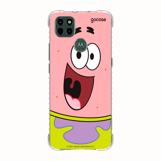 Capinha para celular Bob Esponja - Patrick Estrela Sorridente