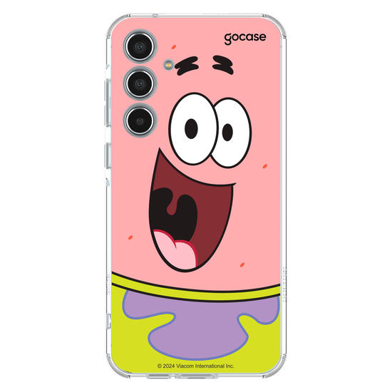 Capinha para celular Bob Esponja - Patrick Estrela Sorridente