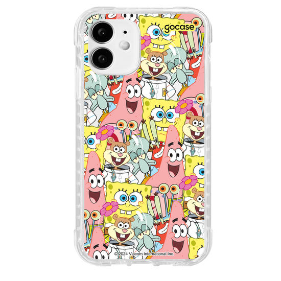 Capinha para celular Bob Esponja - Bob e Seus Amigos