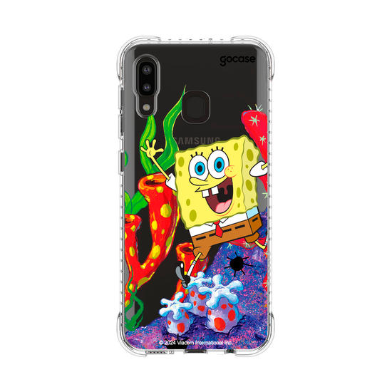 Capinha para celular Bob Esponja - Bob Esponja Na Fenda do Biquini