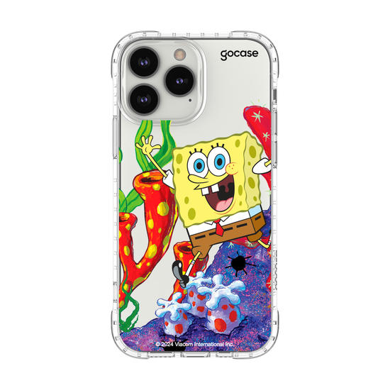 Capinha para celular Bob Esponja - Bob Esponja Na Fenda do Biquini