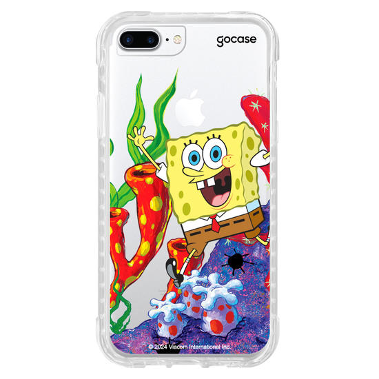 Capinha para celular Bob Esponja - Bob Esponja Na Fenda do Biquini