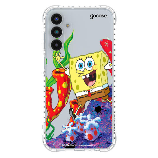Capinha para celular Bob Esponja - Bob Esponja Na Fenda do Biquini