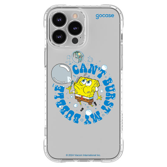 Capinha para celular Bob Esponja - Can't Burst My Bubble