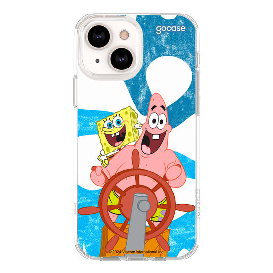 Capinha para celular Bob Esponja - Melhores Amigos