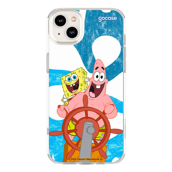 Capinha para celular Bob Esponja - Melhores Amigos