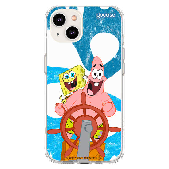 Capinha para celular Bob Esponja - Melhores Amigos