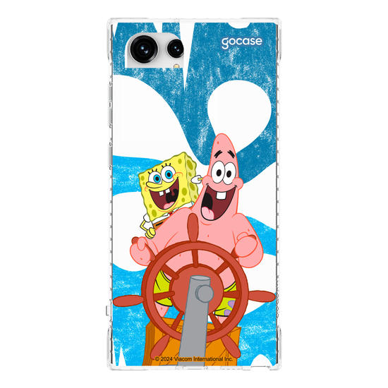 Capinha para celular Bob Esponja - Melhores Amigos