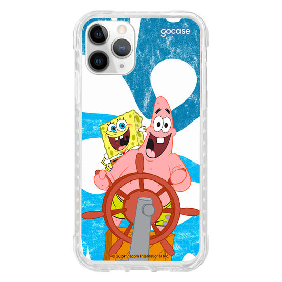 Capinha para celular Bob Esponja - Melhores Amigos