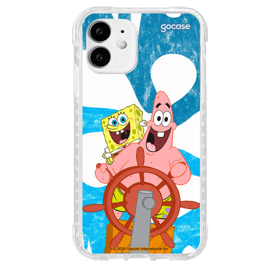 Capinha para celular Bob Esponja - Melhores Amigos