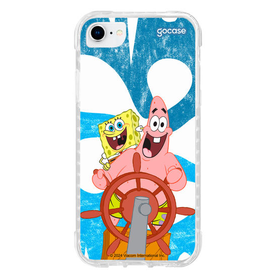 Capinha para celular Bob Esponja - Melhores Amigos