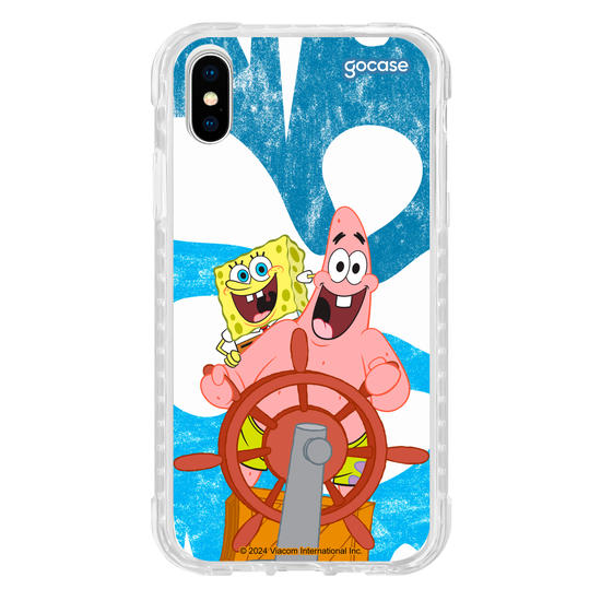 Capinha para celular Bob Esponja - Melhores Amigos