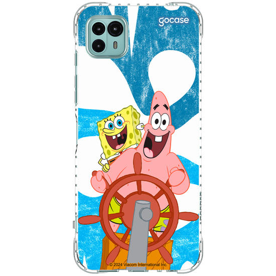 Capinha para celular Bob Esponja - Melhores Amigos