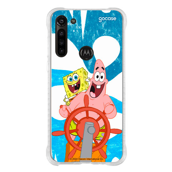Capinha para celular Bob Esponja - Melhores Amigos