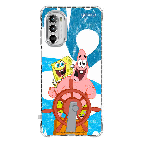 Capinha para celular Bob Esponja - Melhores Amigos
