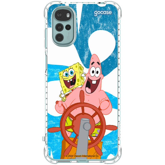 Capinha para celular Bob Esponja - Melhores Amigos