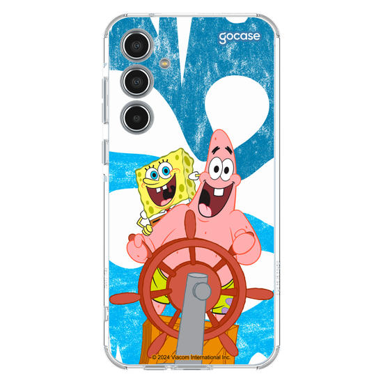 Capinha para celular Bob Esponja - Melhores Amigos