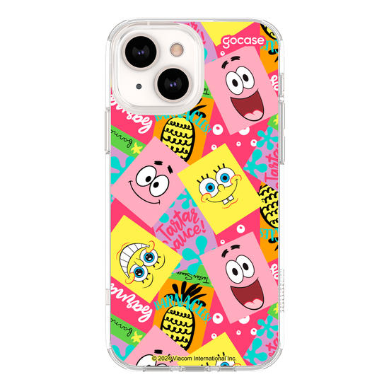 Capinha para celular Bob Esponja - Mix de Personagens