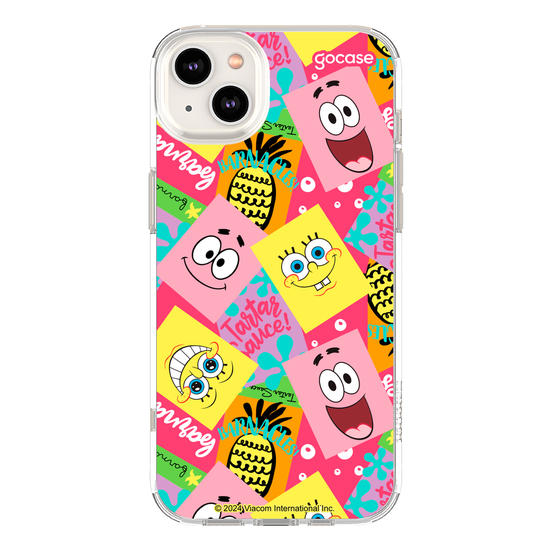 Capinha para celular Bob Esponja - Mix de Personagens