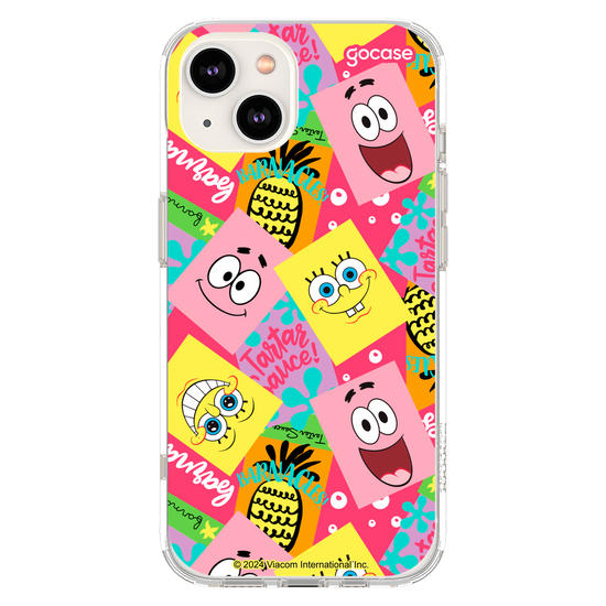 Capinha para celular Bob Esponja - Mix de Personagens
