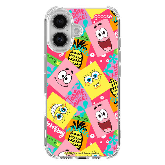 Capinha para celular Bob Esponja - Mix de Personagens