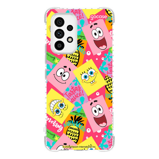 Capinha para celular Bob Esponja - Mix de Personagens