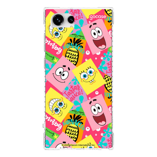 Capinha para celular Bob Esponja - Mix de Personagens