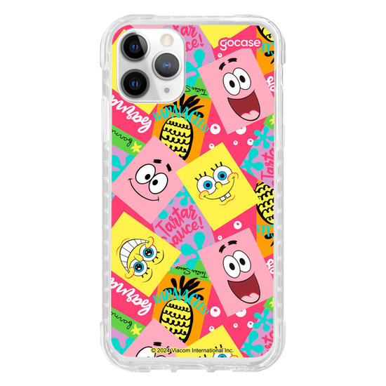 Capinha para celular Bob Esponja - Mix de Personagens