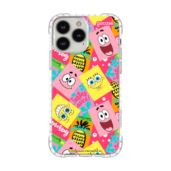 Capinha para celular Bob Esponja - Mix de Personagens