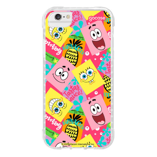 Capinha para celular Bob Esponja - Mix de Personagens