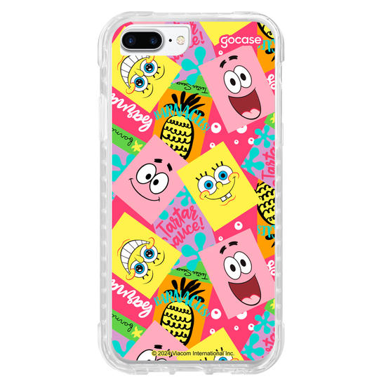 Capinha para celular Bob Esponja - Mix de Personagens