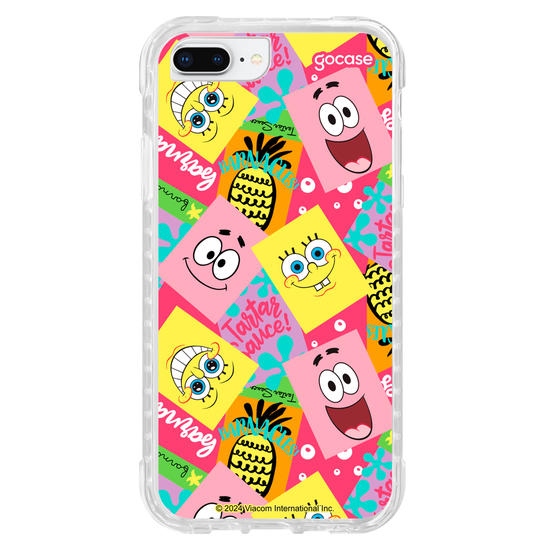 Capinha para celular Bob Esponja - Mix de Personagens