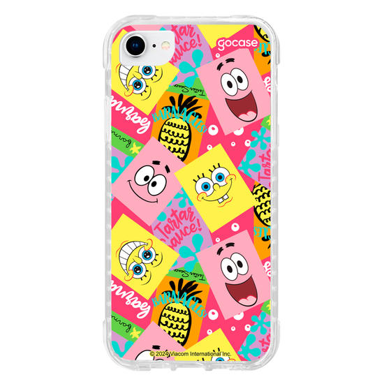 Capinha para celular Bob Esponja - Mix de Personagens