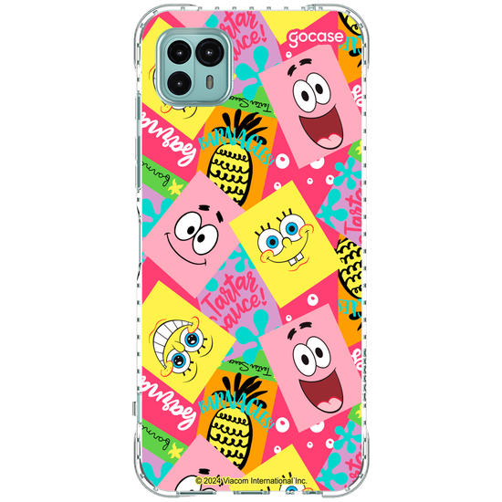 Capinha para celular Bob Esponja - Mix de Personagens