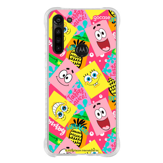 Capinha para celular Bob Esponja - Mix de Personagens