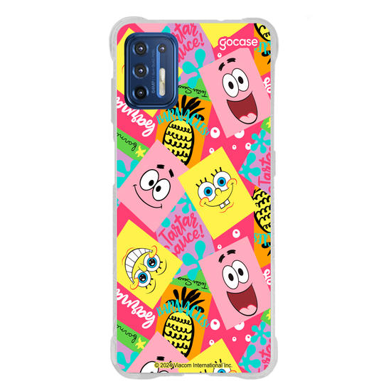 Capinha para celular Bob Esponja - Mix de Personagens