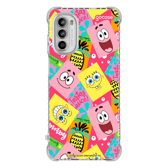 Capinha para celular Bob Esponja - Mix de Personagens