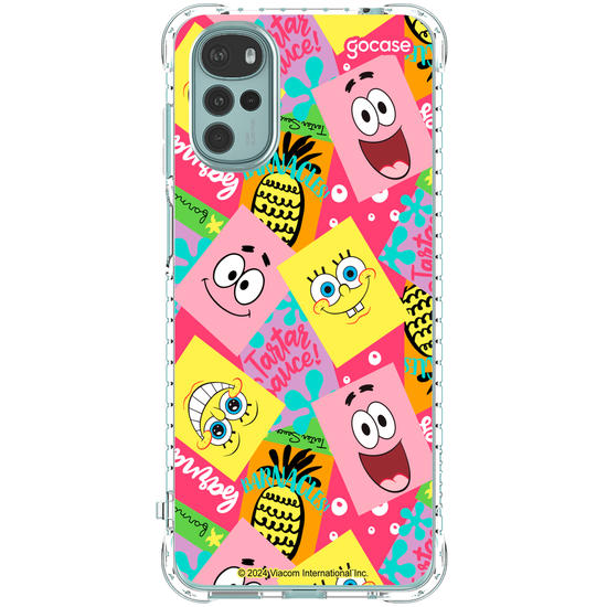 Capinha para celular Bob Esponja - Mix de Personagens