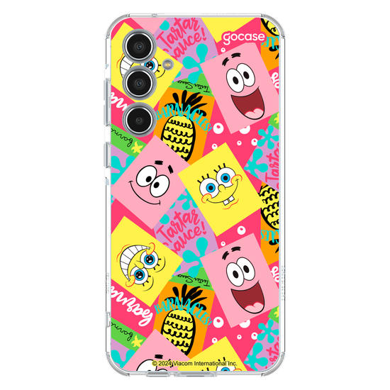 Capinha para celular Bob Esponja - Mix de Personagens