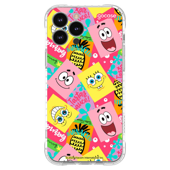 Capinha para celular Bob Esponja - Mix de Personagens