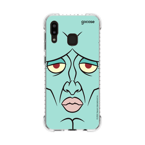 Capinha para celular Bob Esponja - Lula Molusco Rosto Simétrico