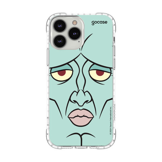 Capinha para celular Bob Esponja - Lula Molusco Rosto Simétrico