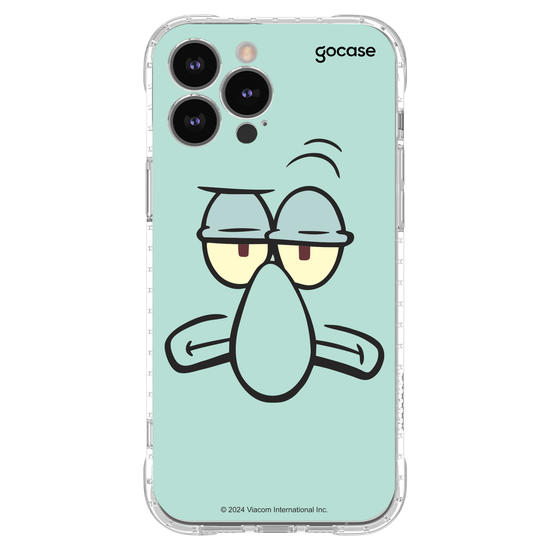 Capinha para celular Bob Esponja - Lula Molusco Rostinho