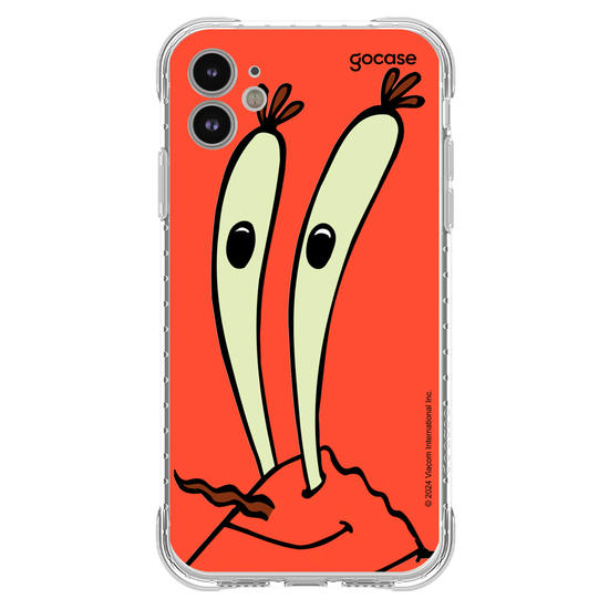 Capinha para celular Bob Esponja - Seu Sirigueijo Rostinho