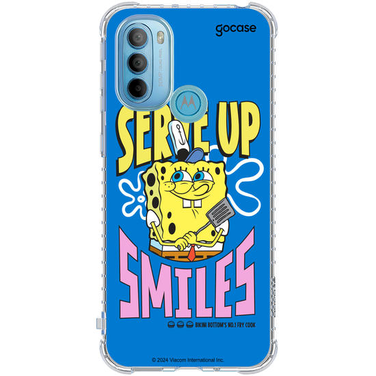 Capinha para celular Bob Esponja - Serve Up Smiles