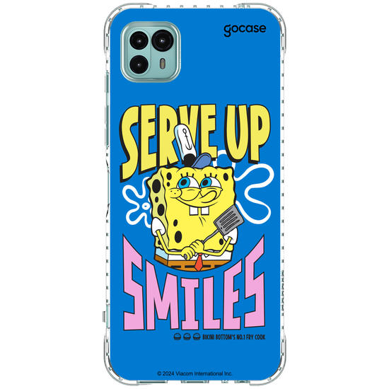 Capinha para celular Bob Esponja - Serve Up Smiles