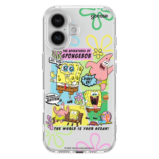 Capinha para celular Bob Esponja - The World Is Your Ocean